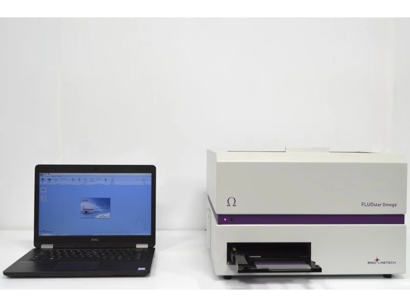 BMG Labtech FLUOstar Omega Microplate Reader with dual reagent injector