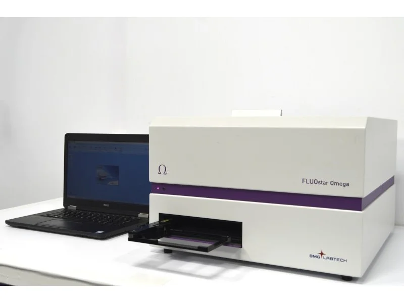 BMG Labtech FLUOstar Omega Microplate Reader with dual reagent injector