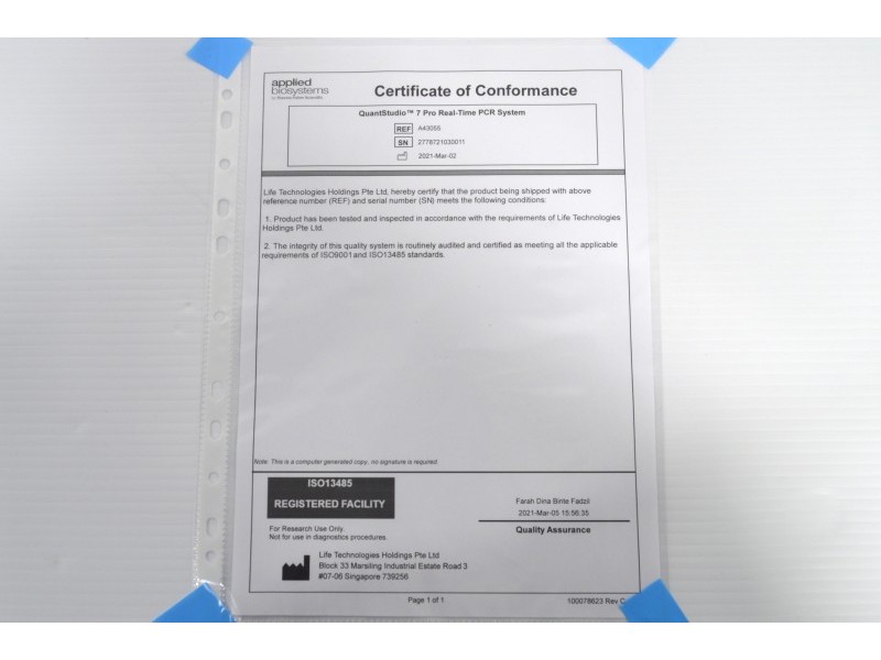 BRAND NEW Thermo Scientific Applied Biosystems QuantStudio 7 Pro Real-Time PCR with 384-well Block