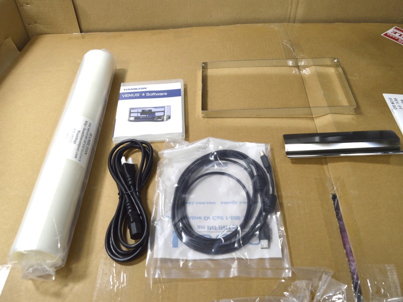 BRAND NEW Hamilton MICROLAB STAR Liquid Handler w/ Span, iSWAP, Autoloader & Custom Bench (Can be reconfigured to Span-8 w/CO-RE 96 1000ul head) Unit 1
