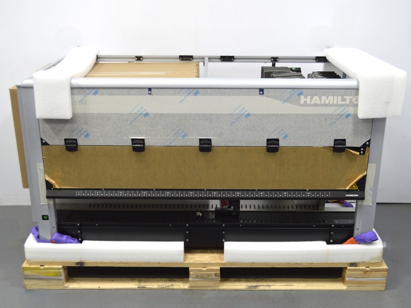 BRAND NEW Hamilton MICROLAB STAR Liquid Handler w/ Span, iSWAP, Autoloader & Custom Bench (Can be reconfigured to Span-8 w/CO-RE 96 1000ul head) Unit 1
