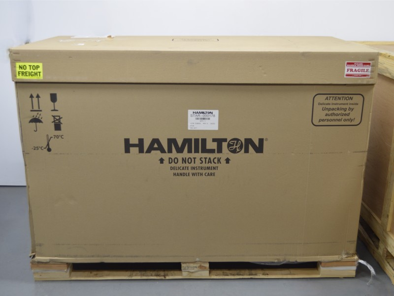 BRAND NEW Hamilton MICROLAB STAR Liquid Handler w/ Span, iSWAP, Autoloader & Custom Bench (Can be reconfigured to Span-8 w/CO-RE 96 1000ul head) Unit 1