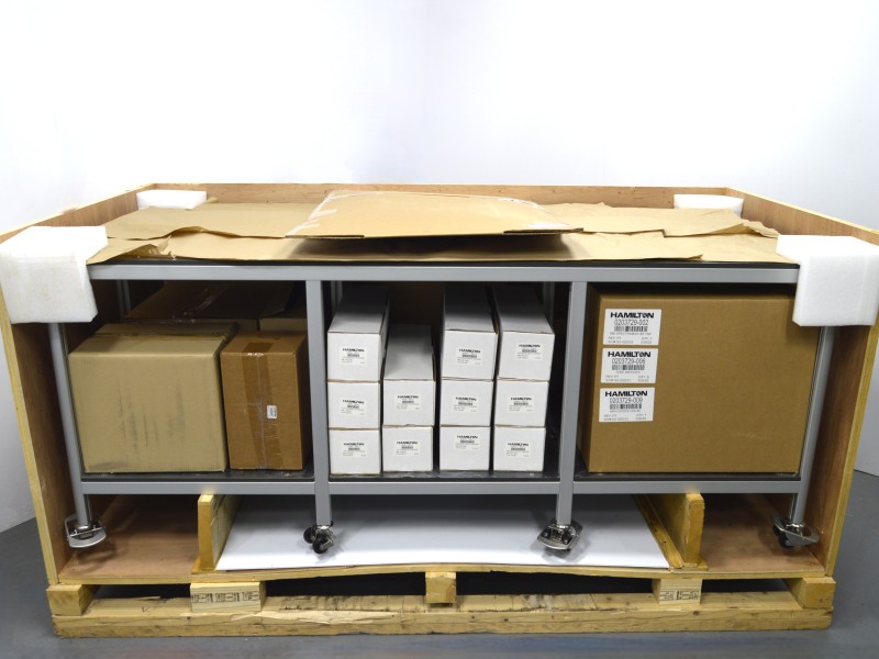 BRAND NEW Hamilton MICROLAB STAR Liquid Handler w/ Span, iSWAP, Autoloader & Custom Bench (Can be reconfigured to Span-8 w/CO-RE 96 1000ul head) Unit 2