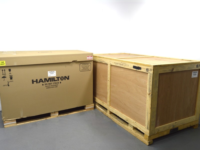 BRAND NEW Hamilton MICROLAB STAR Liquid Handler w/ Span, iSWAP, Autoloader & Custom Bench (Can be reconfigured to Span-8 w/CO-RE 96 1000ul head) Unit 2