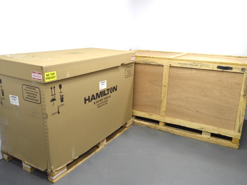 BRAND NEW Hamilton MICROLAB STAR Liquid Handler w/ Span, iSWAP, Autoloader & Custom Bench (Can be reconfigured to Span-8 w/CO-RE 96 1000ul head) Unit 2