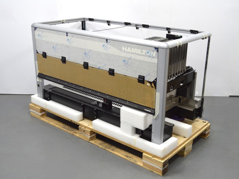 BRAND NEW Hamilton MICROLAB STAR Liquid Handler w/ Span, iSWAP, Autoloader & Custom Bench (Can be reconfigured to Span-8 w/CO-RE 96 1000ul head) Unit 2