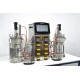 Sartorius Biostat B Twin Bioreactor for Microbial Cultures with 10 Liter Jacketed Autoclavable Vessels and Scales