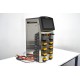 Sartorius Biostat B Twin Bioreactor for Microbial Cultures with 10 Liter Jacketed Autoclavable Vessels and Scales