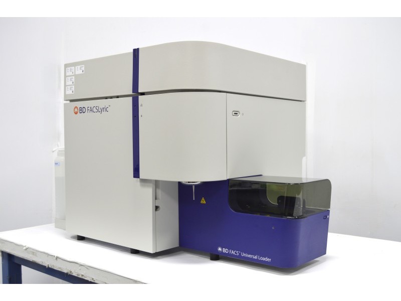 BD FACSLyric IVD Flow Cytometer (3)Lasers(8)Colors/(10)Detectors w/ Universal Loader Unit 4