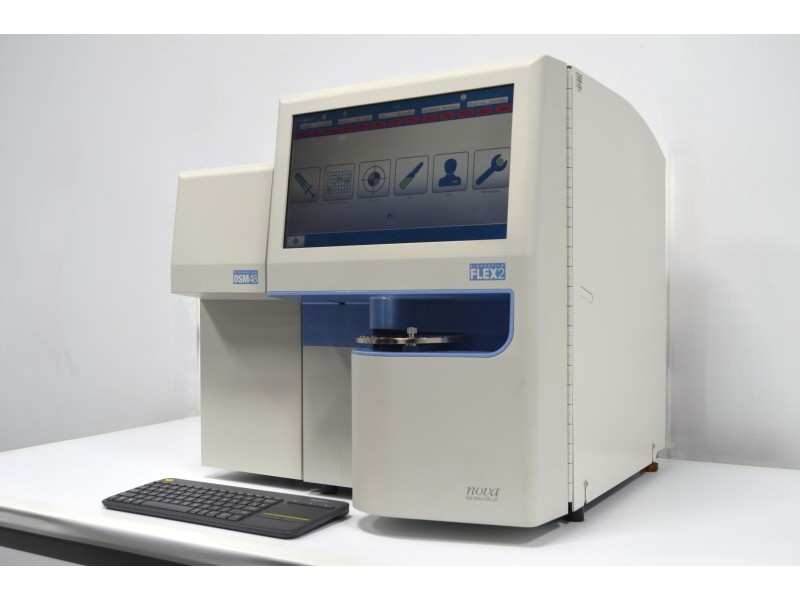 Nova Biomedical BioProfile FLEX2 Automated Cell Culture Analyzer w/ OSM48 Osmometer, GAS Module, Cell Density & Viability module, MADE IN 2024
