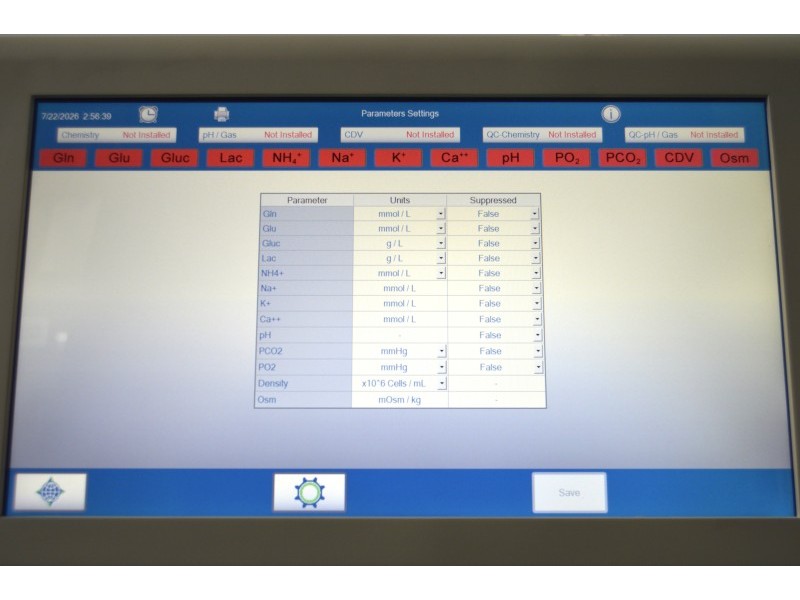 Nova Biomedical BioProfile FLEX2 Automated Cell Culture Analyzer w/ OSM48 Osmometer, GAS Module, Cell Density & Viability module, MADE IN 2024