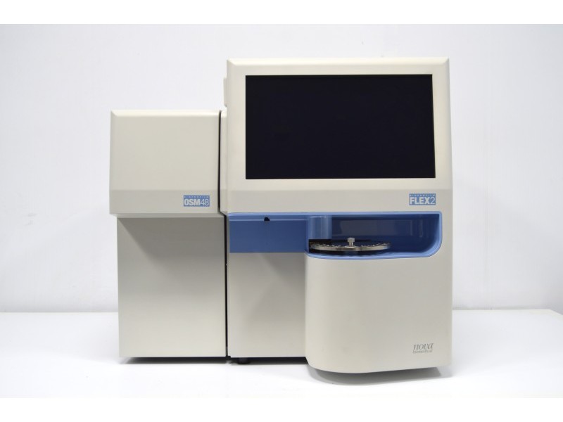 Nova Biomedical BioProfile FLEX2 Automated Cell Culture Analyzer w/ OSM48 Osmometer, GAS Module, Cell Density & Viability module, MADE IN 2023