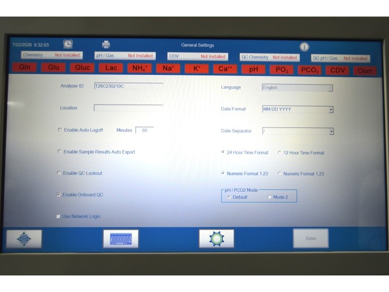 Nova Biomedical BioProfile FLEX2 Automated Cell Culture Analyzer w/ OSM48 Osmometer, GAS Module, Cell Density & Viability module, MADE IN 2023