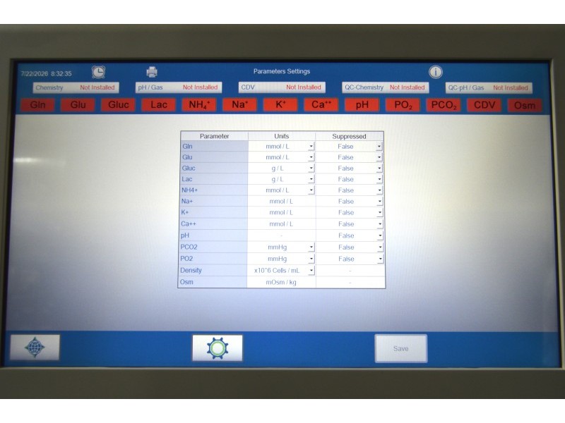 Nova Biomedical BioProfile FLEX2 Automated Cell Culture Analyzer w/ OSM48 Osmometer, GAS Module, Cell Density & Viability module, MADE IN 2023