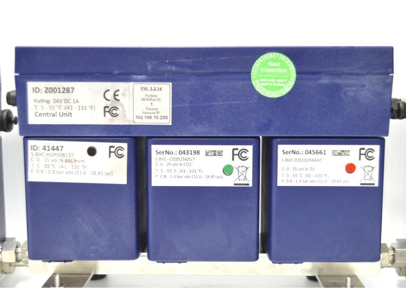 Infors HT Labfors 5 Bench-Top Bioreactor System for Microorganisms 3-Fold, Jacketed 3.6 L Vessels