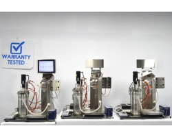 Infors HT Labfors 5 3-Fold Bench-Top Bioreactor System with 3.6 L Jacketed Vessels, Integrated Gas Mixing & Off-Gas Analysis