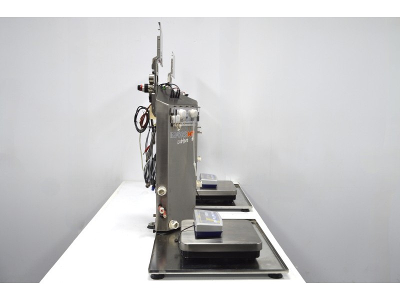 Infors HT Labfors 5 3-Fold Bench-Top Bioreactor System with 3.6 L Jacketed Vessels, Integrated Gas Mixing & Off-Gas Analysis
