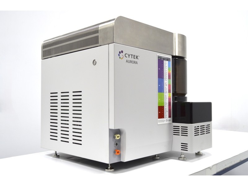 Cytek Aurora Flow Cytometry System (4)Lasers/(48)Fluorescence Channels/(51)Detector w/ ASL Loader