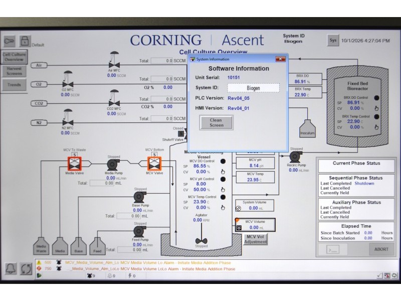 Corning Ascent Fixed Bed Bioreactor