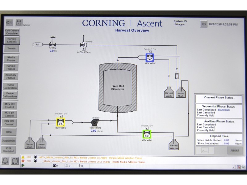 Corning Ascent Fixed Bed Bioreactor