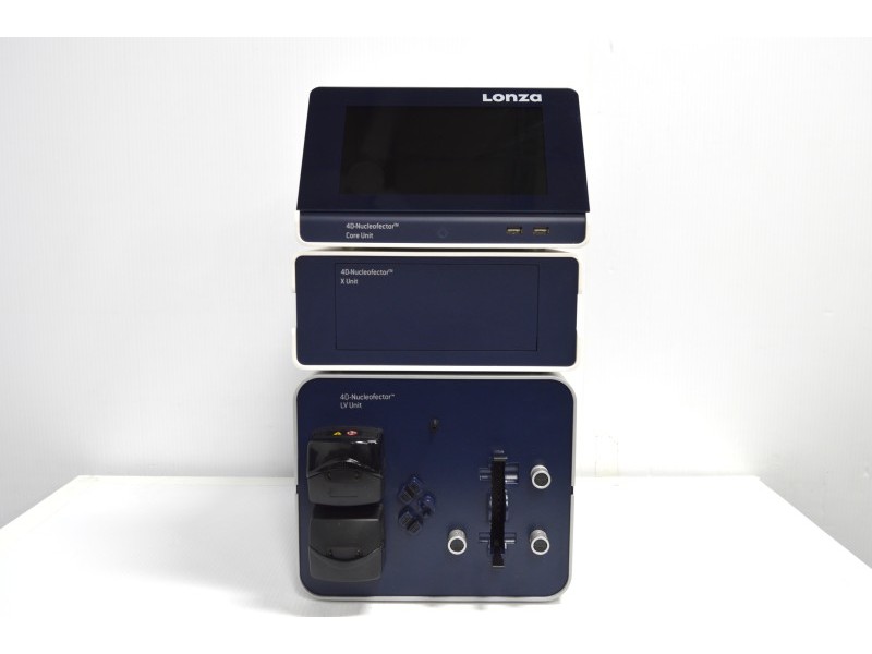 Lonza 4D-Nucleofector Core with X & LV Units | Cell Transfection & Electroporation System
