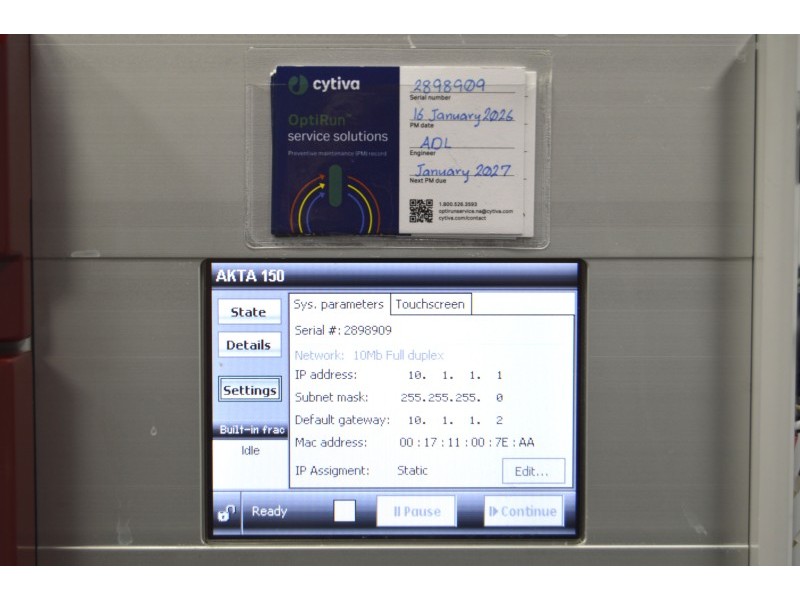 Cytiva AKTA Avant 150 FPLC Chromatography System Made in 2022