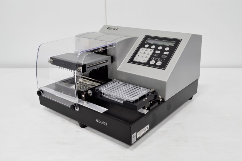 BioTek ELx405 Microplate Washer ELX405VRS w/ BioStack Pred 405 TS/LS - AV